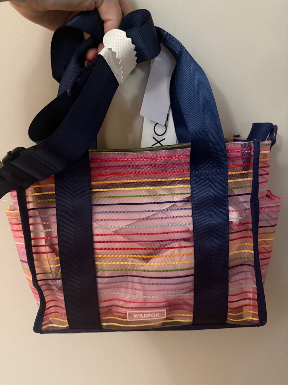 WF36. Small Mesh Rainbow Tote - $60 Retail- NWT - SMALL TOTE